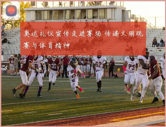 奥运礼仪宣传走进赛场 传递文明观赛与体育精神