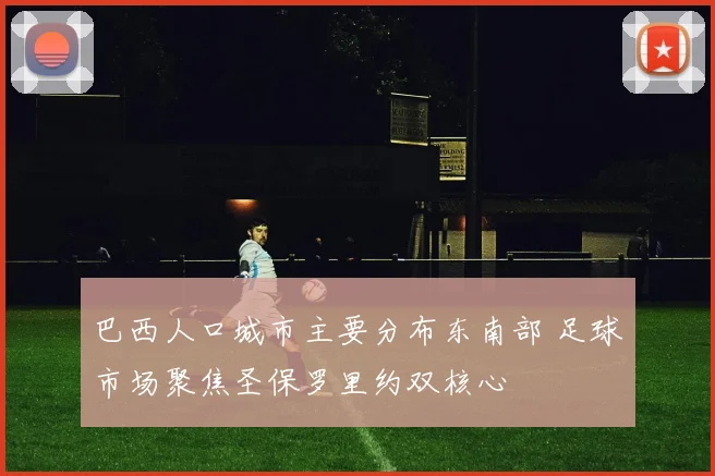 巴西人口城市主要分布东南部 足球市场聚焦圣保罗里约双核心